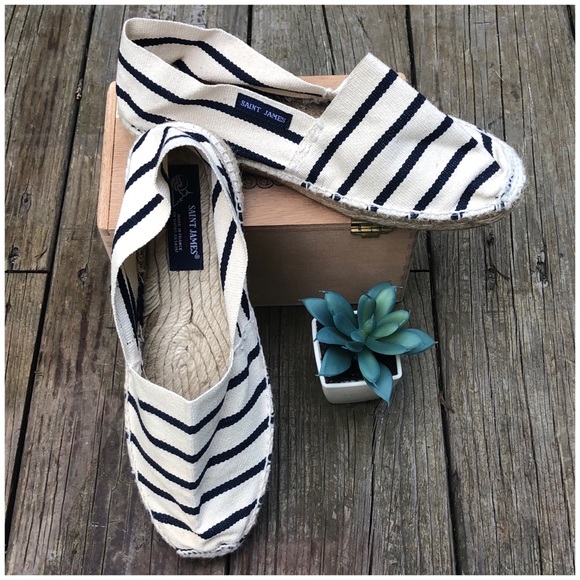 Saint James Shoes - Saint James nautical espadrilles